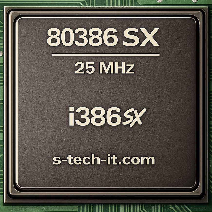 S-TECH 386 SX 25 MHz